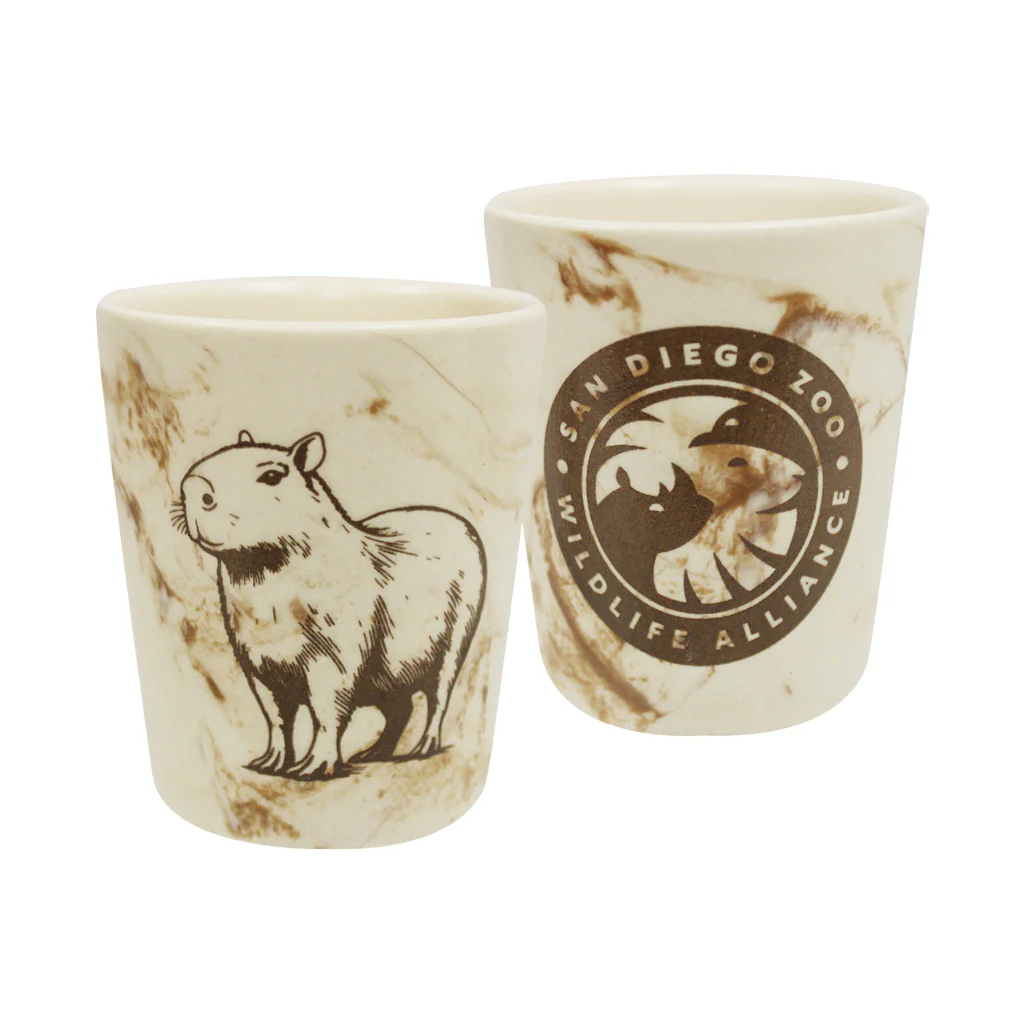 Capybara Shot Glass - Tan Marble