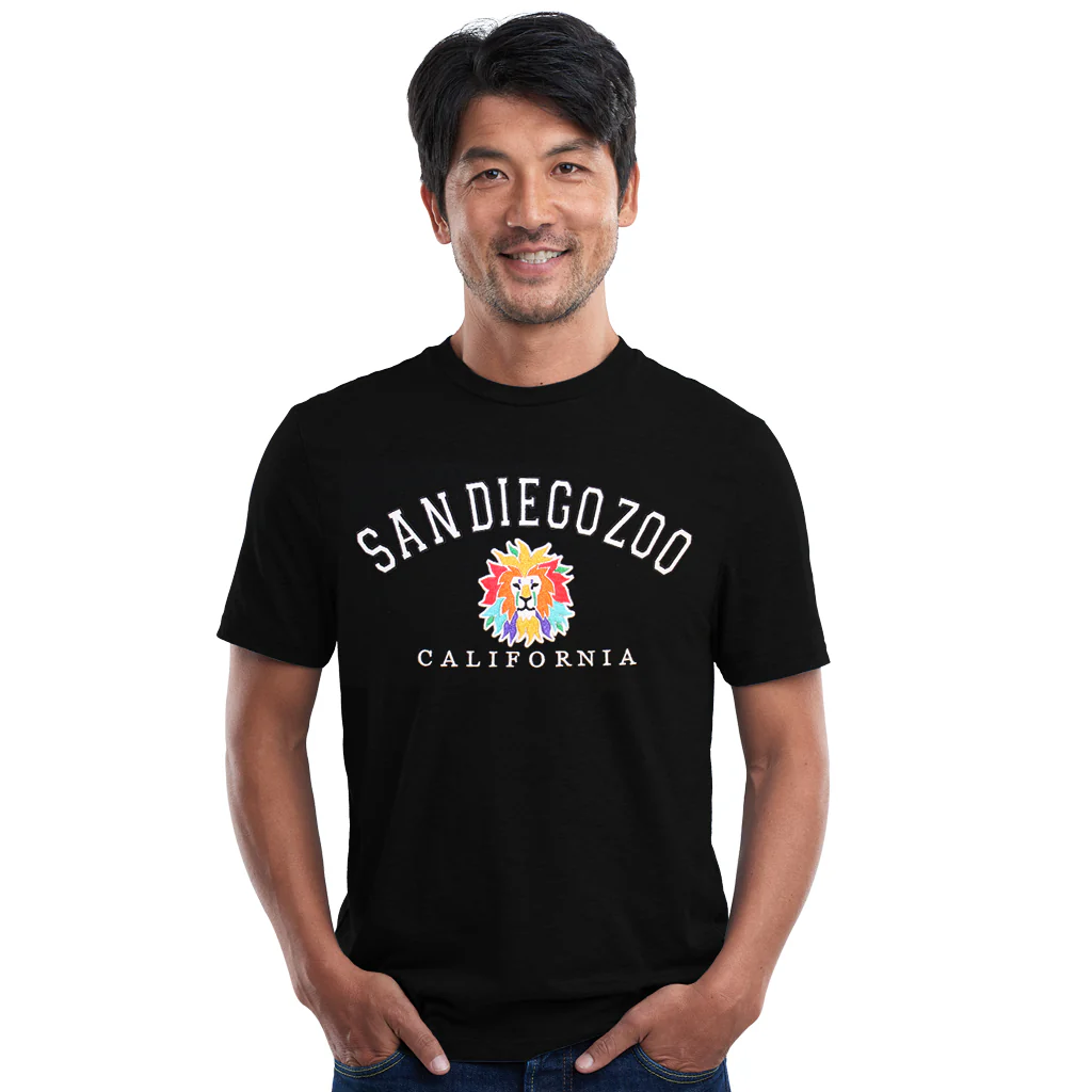 Colorful Lion Appliqué Tee - Image 3