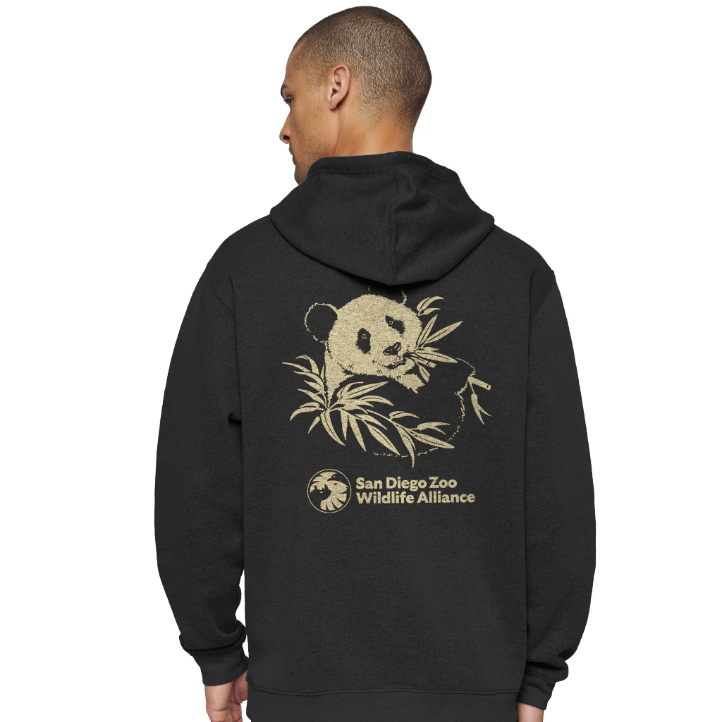 Etched Panda Hooded Sweatshirt - Image 2