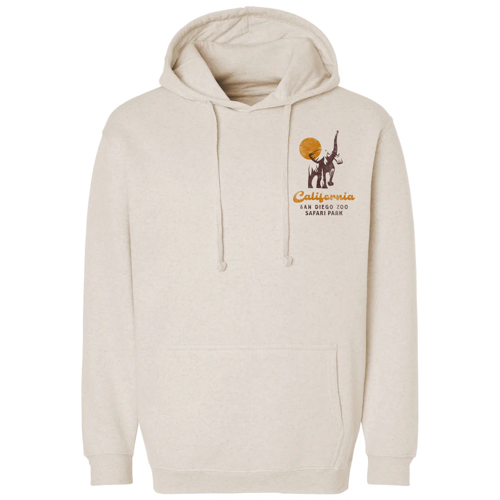 Find Your Wild Side Elephant Hooded Sweatshirt - Image 3