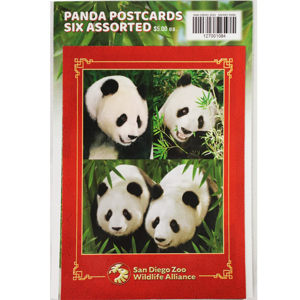 Giant Panda Assorted Postcard Pack