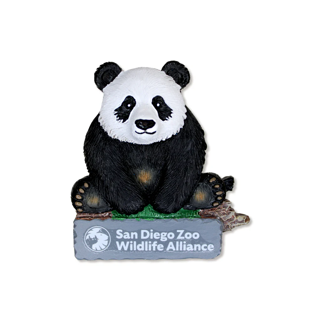 Giant Panda Carved Resin Magnet