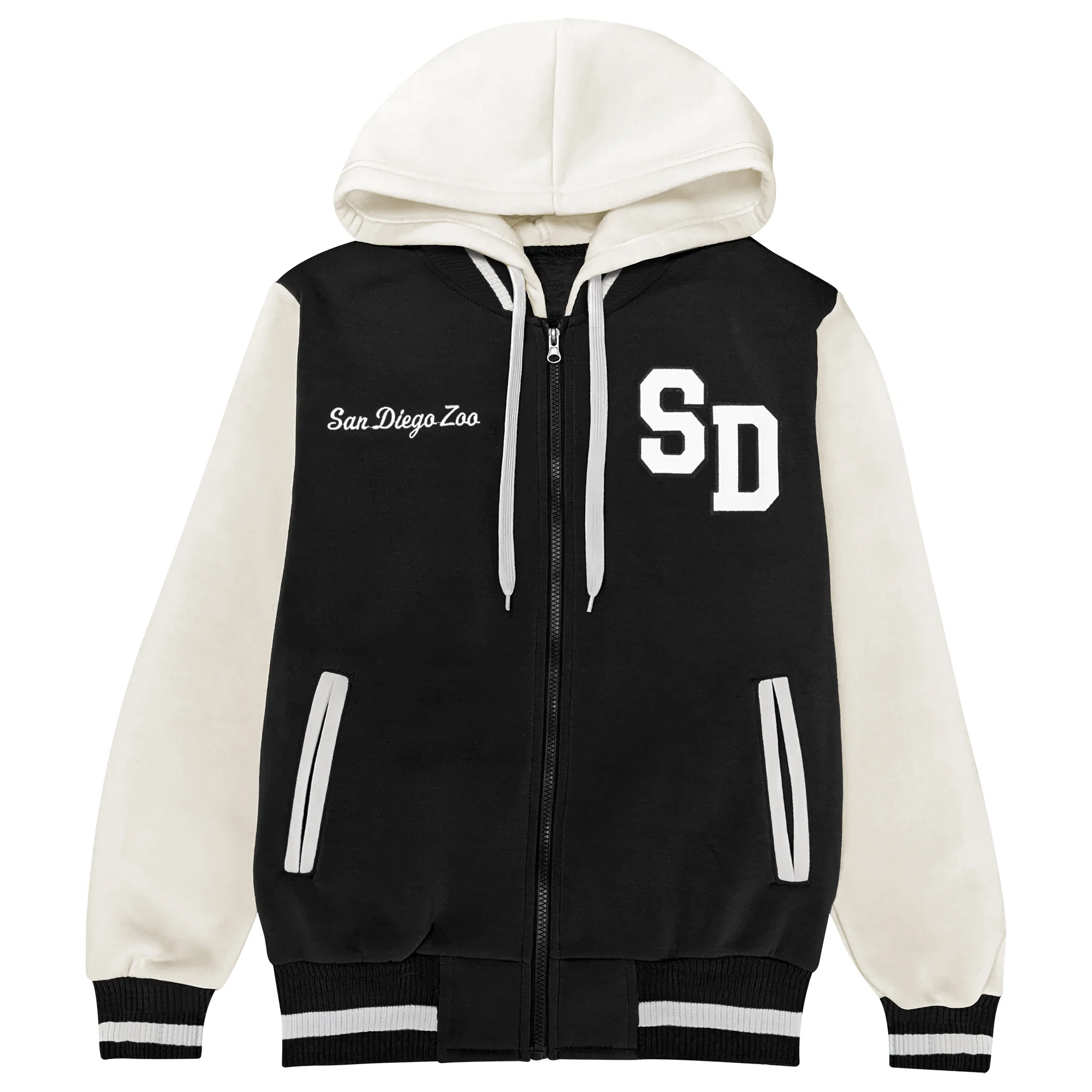 Panda Face Varsity Jacket - Image 2