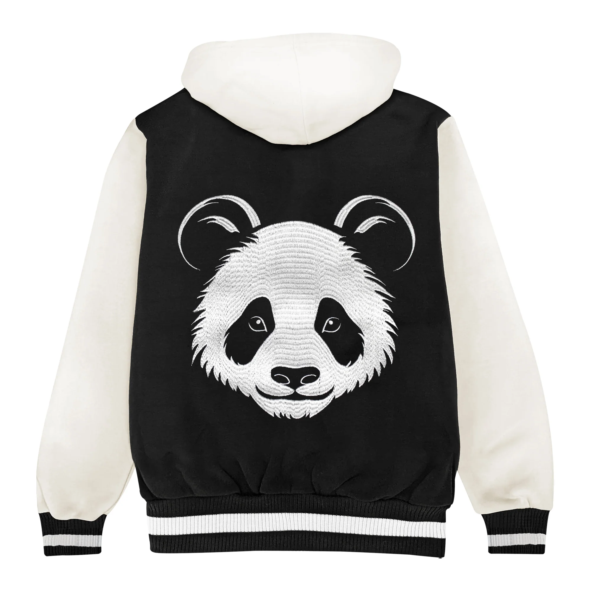 Panda Face Varsity Jacket - Image 3