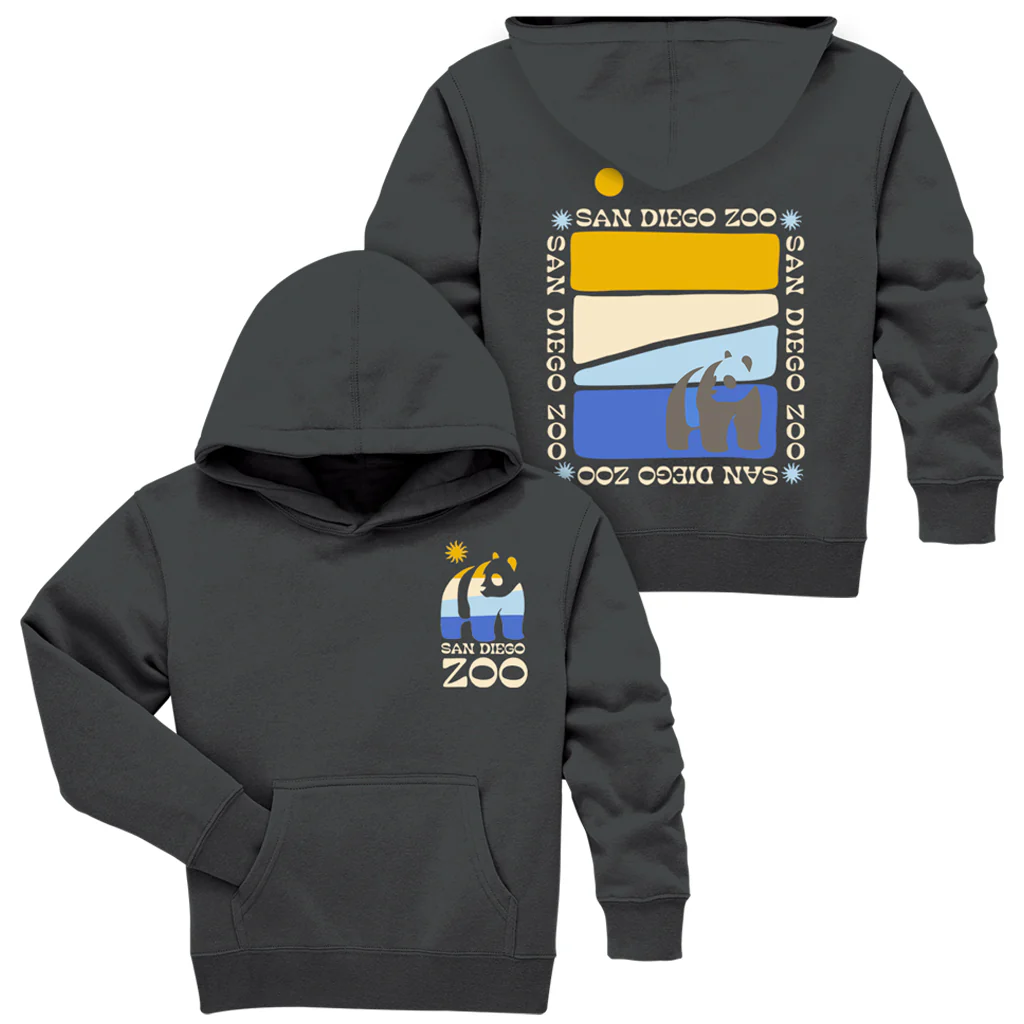 Panda Good Vibes Kids Hooded Sweatshirt
