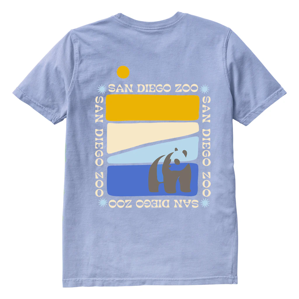 Panda Good Vibes Kids Tee - Image 3