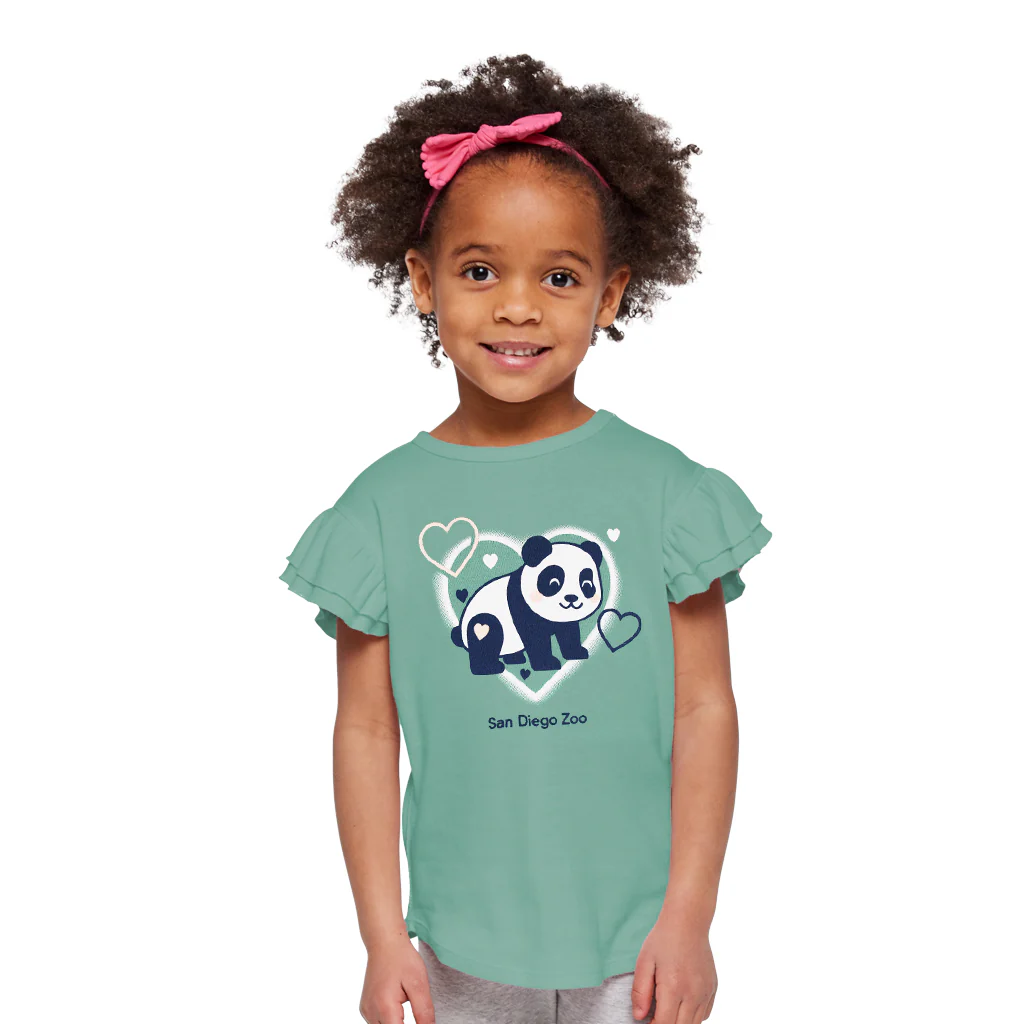 Panda Hearts Toddler Tee - Image 2