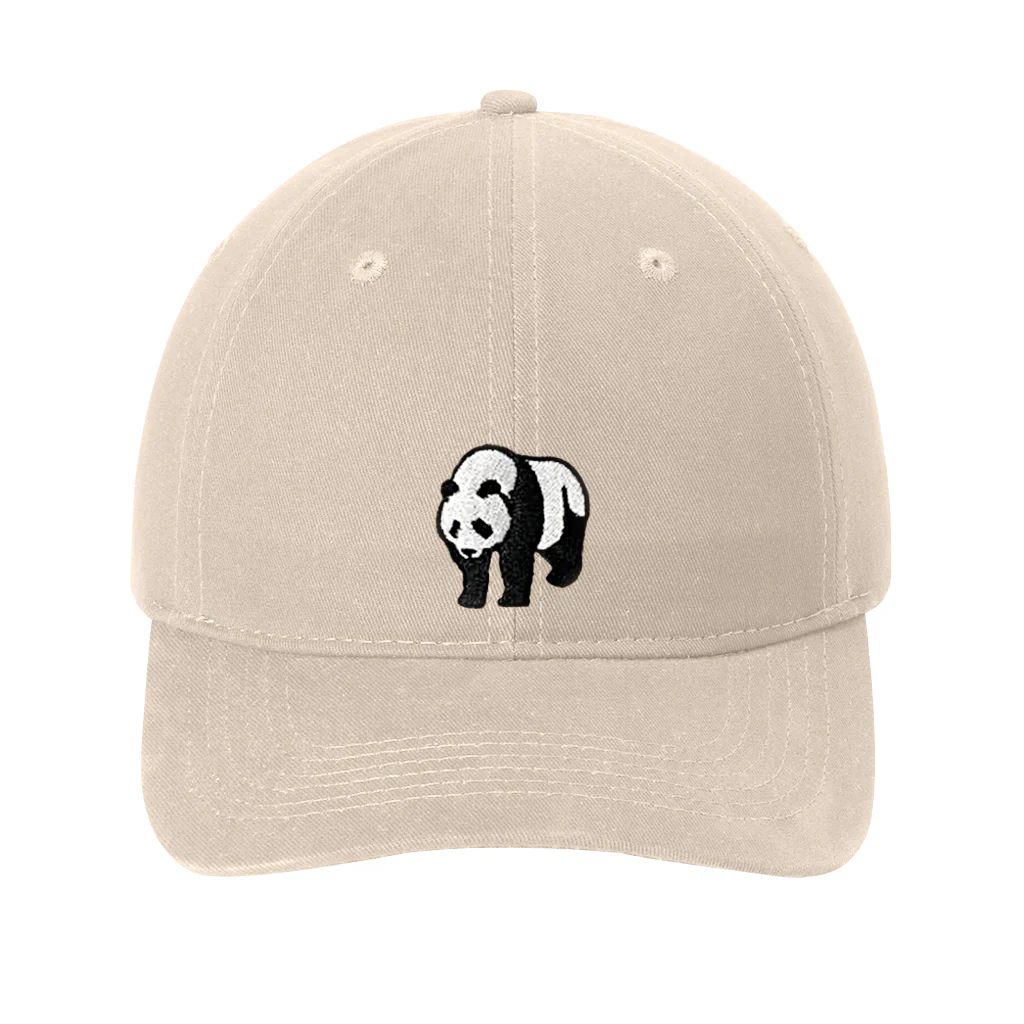 Panda Icon Baseball Cap - Sand