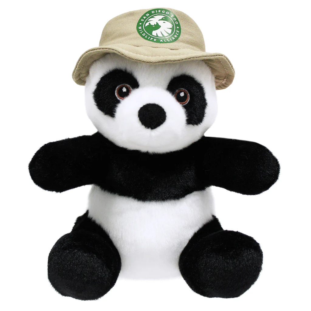 Panda Plushy with Bucket Hat