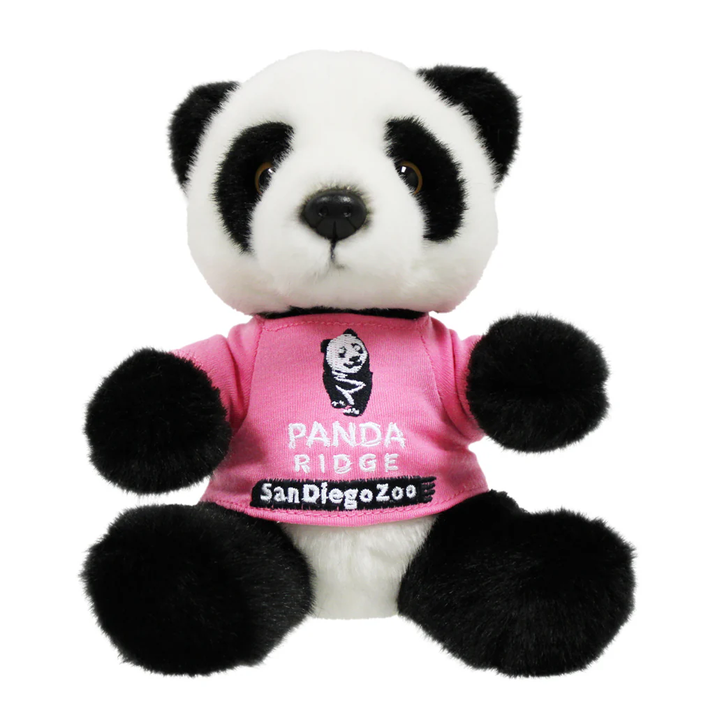 Panda Ridge Pink T-Shirt Plushy