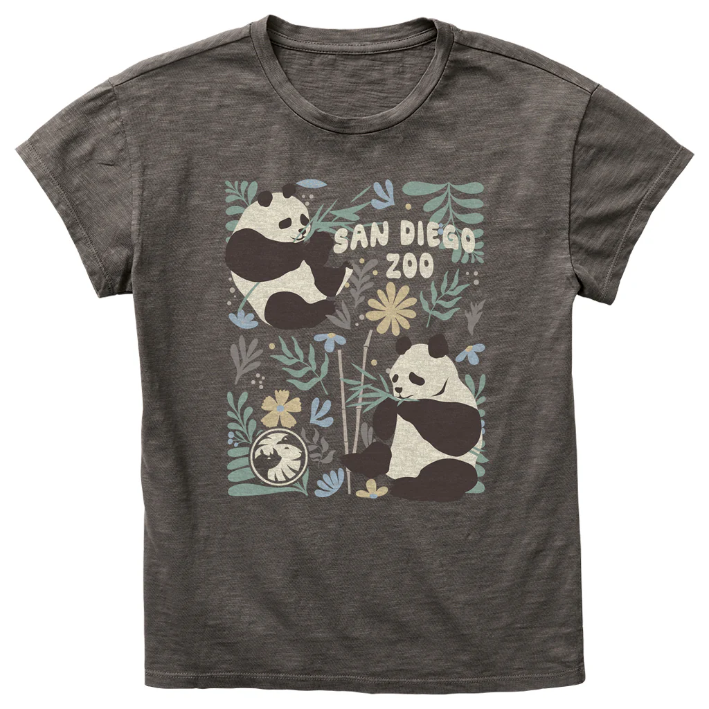 Pandas & Petals Ladies Tee