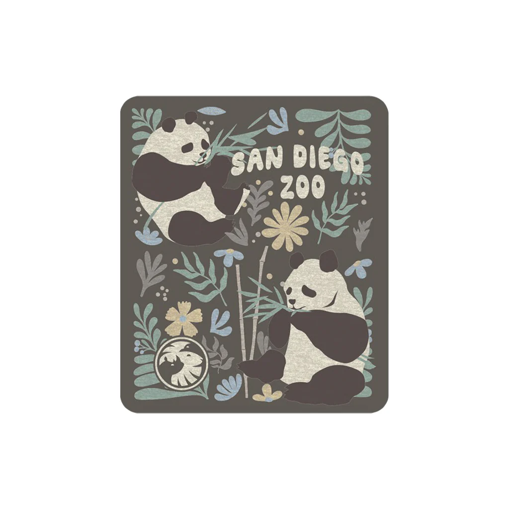 Pandas & Petals Sticker