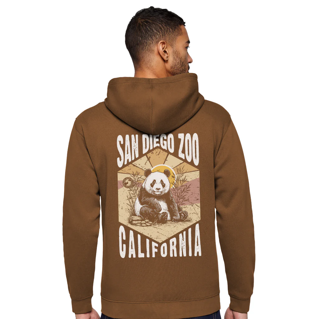 Panda Rays Hooded Sweatshirt - Image 2