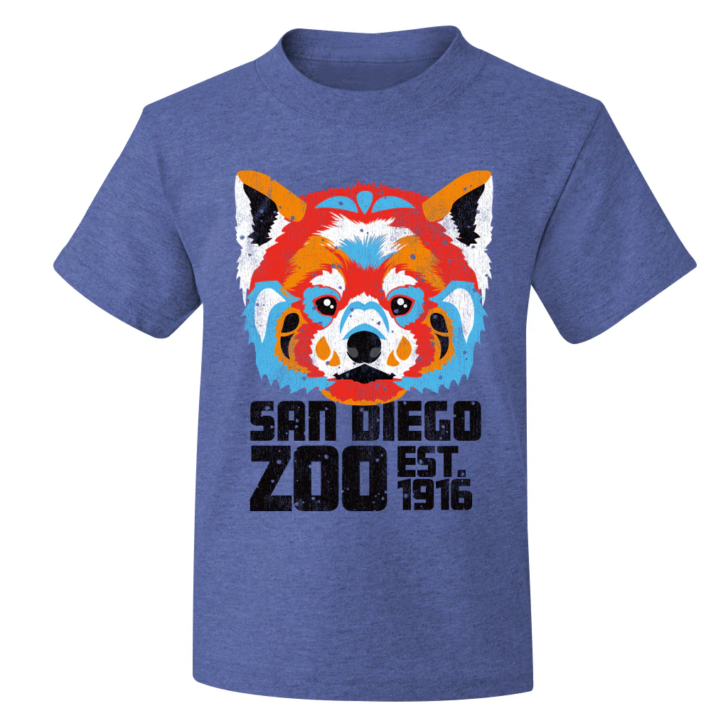 Pop Art Red Panda Kids Tee