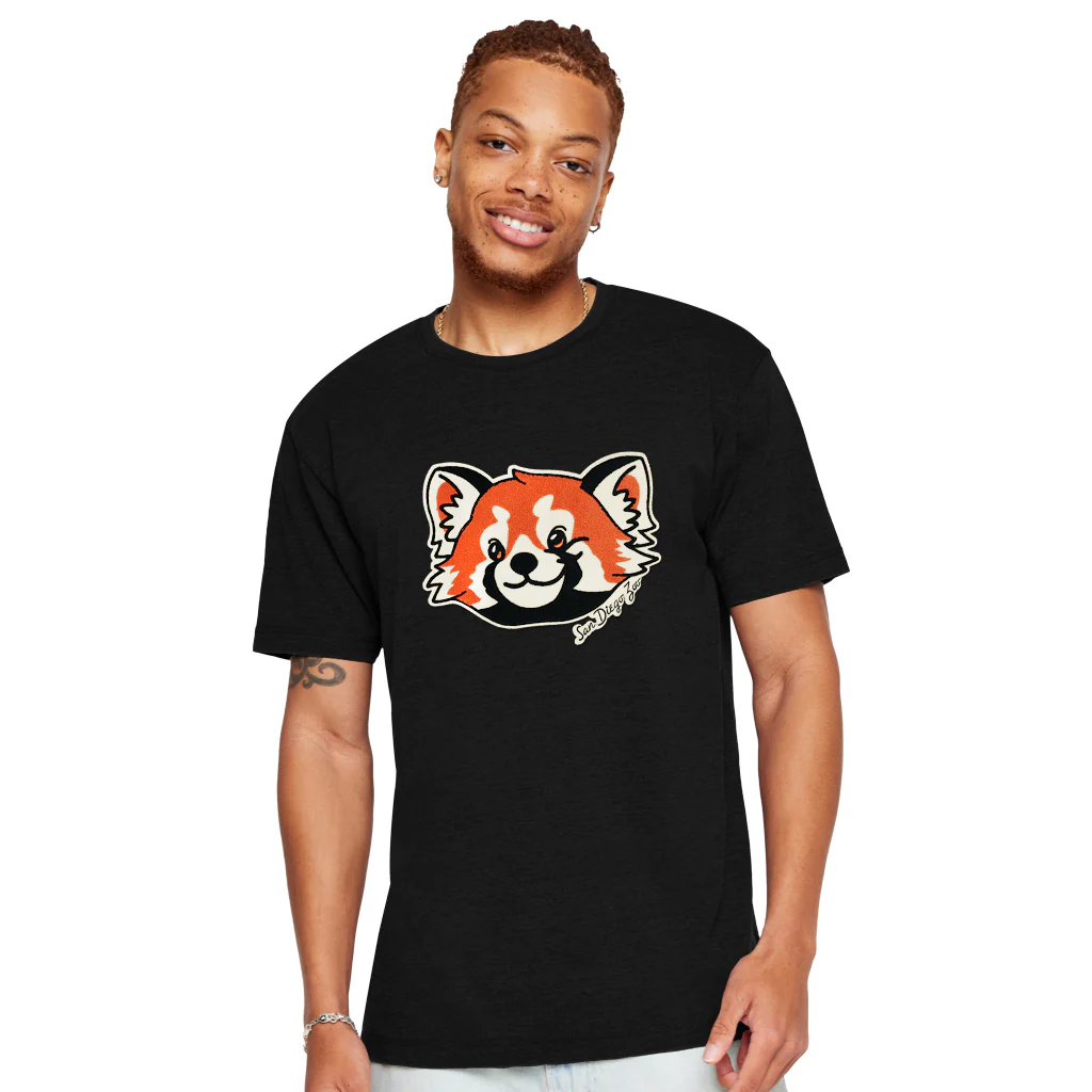 Red Panda Chenille Tee - Image 4