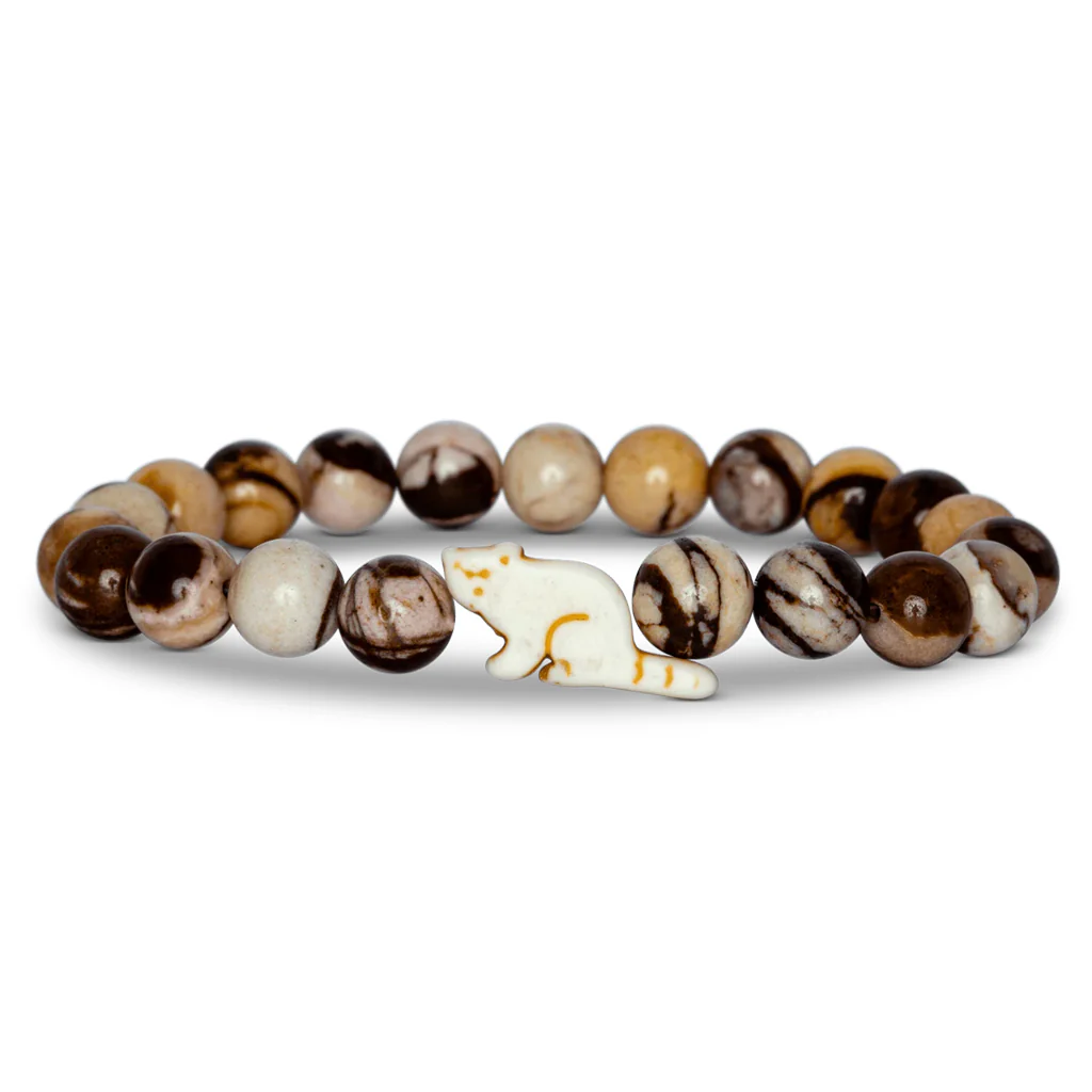 Red Panda Fahlo Tracking Bracelet - Himalaya Stone