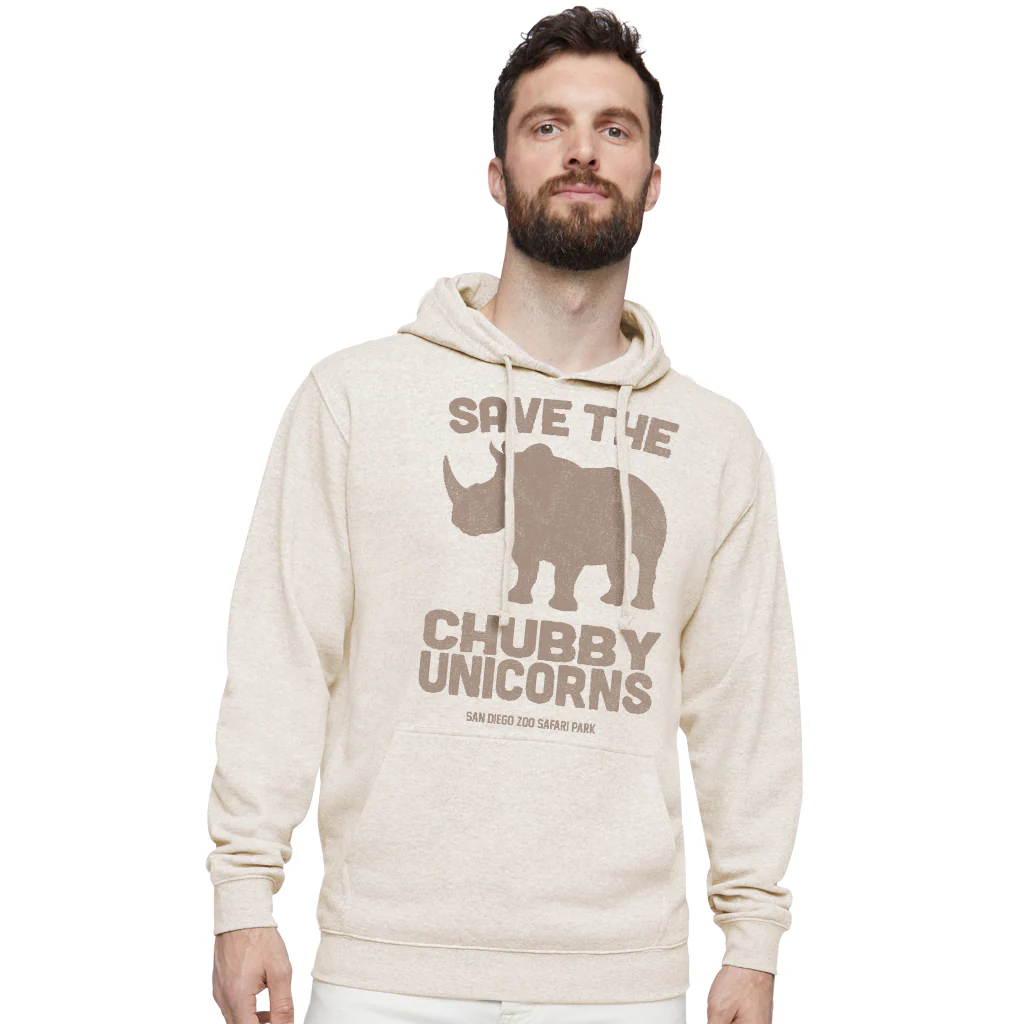 Save the Chubby Unicorns Hooded Sweatshirt - Image 2