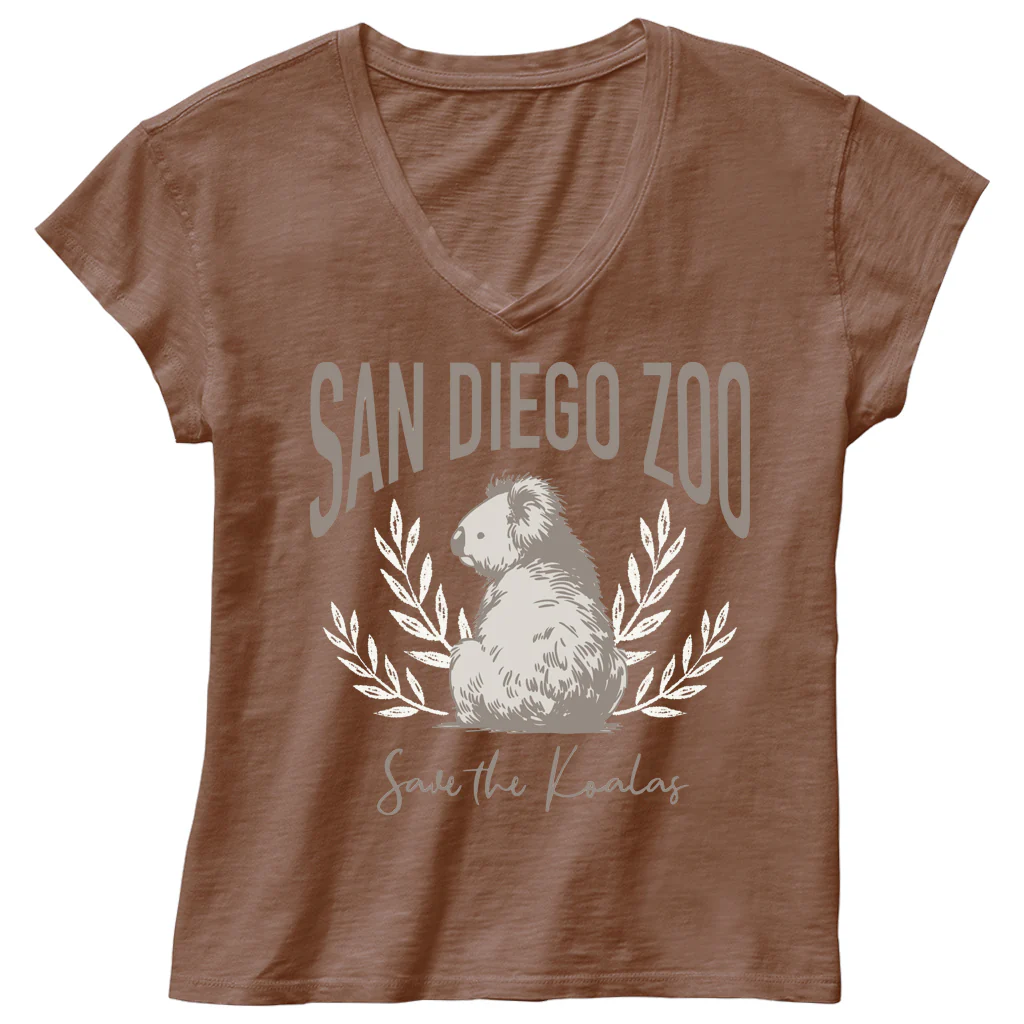 Save The Koalas Ladies V-Tee