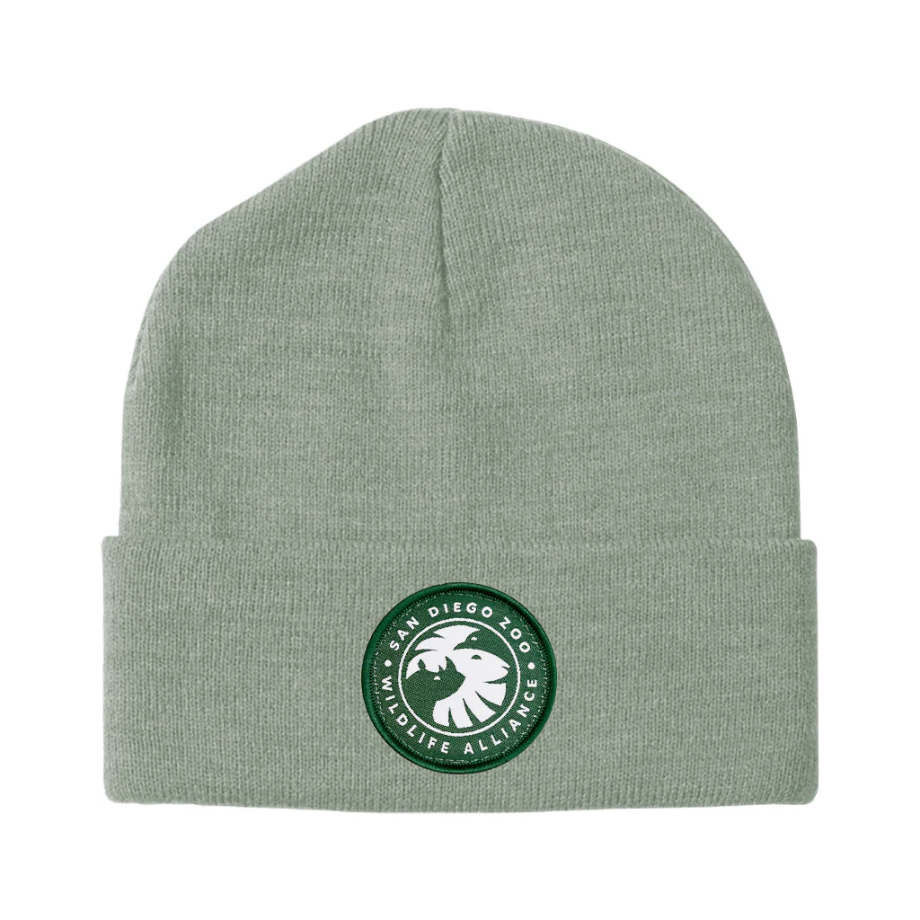 SDZWA Knit Beanie - Pea Green