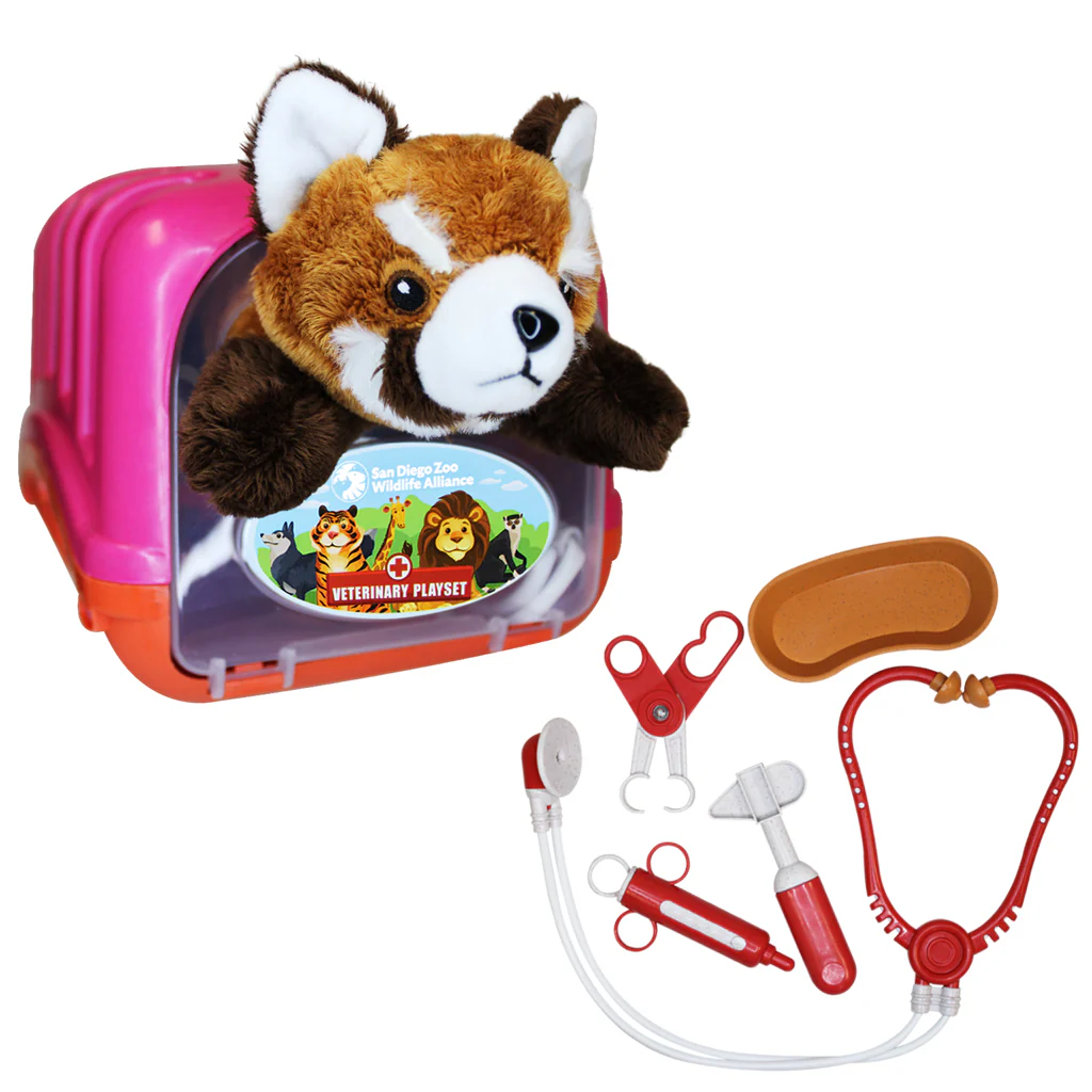 SDZWA Veterinarian Playset - Red Panda