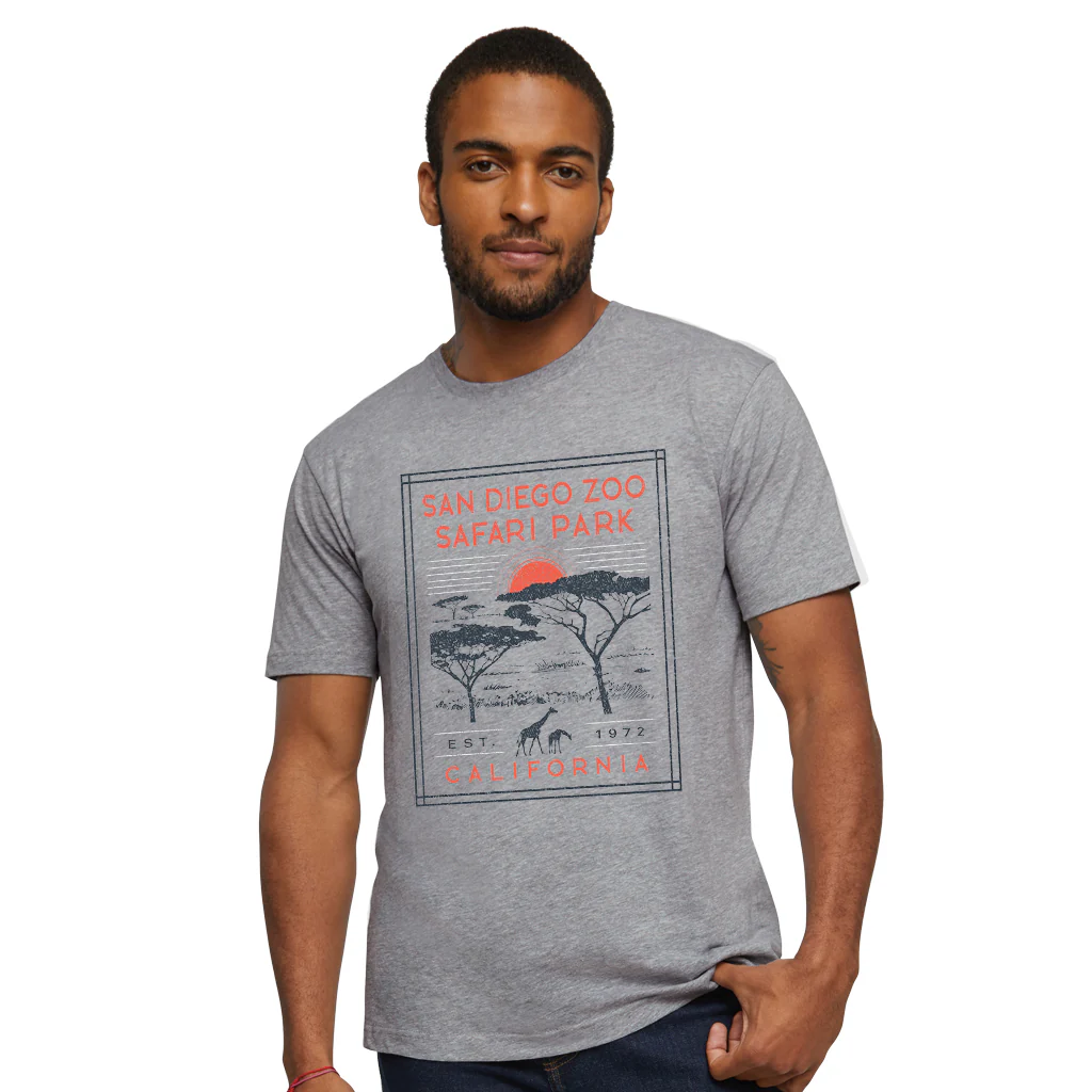 Serengeti Giraffe Eco Tee - Image 2