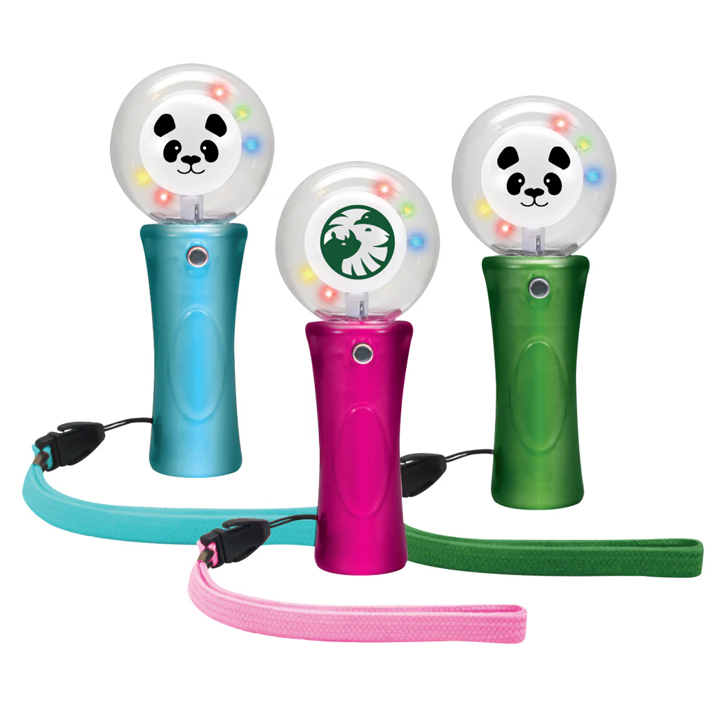 Spinning Panda Lite-Up Wand