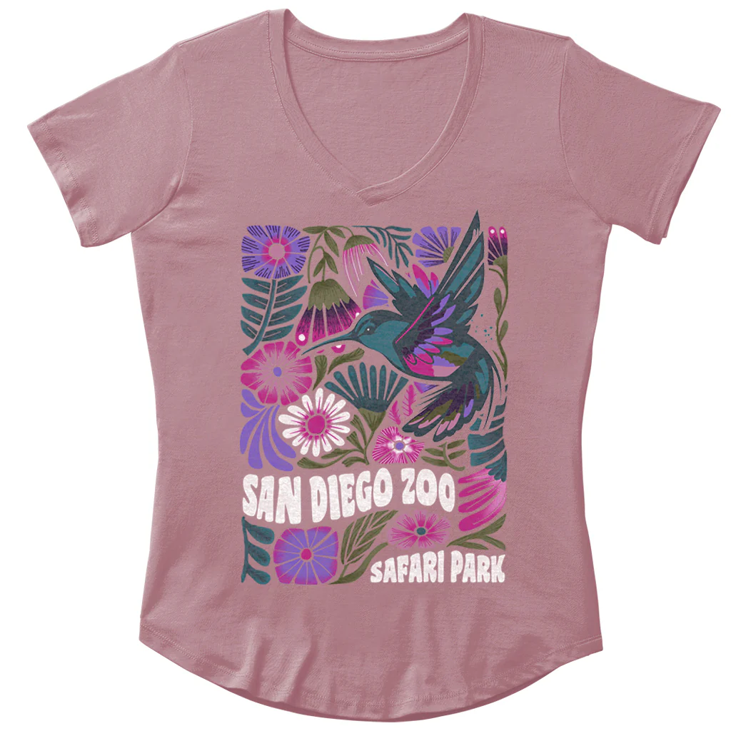 Splendid Hummingbird Ladies V-Tee