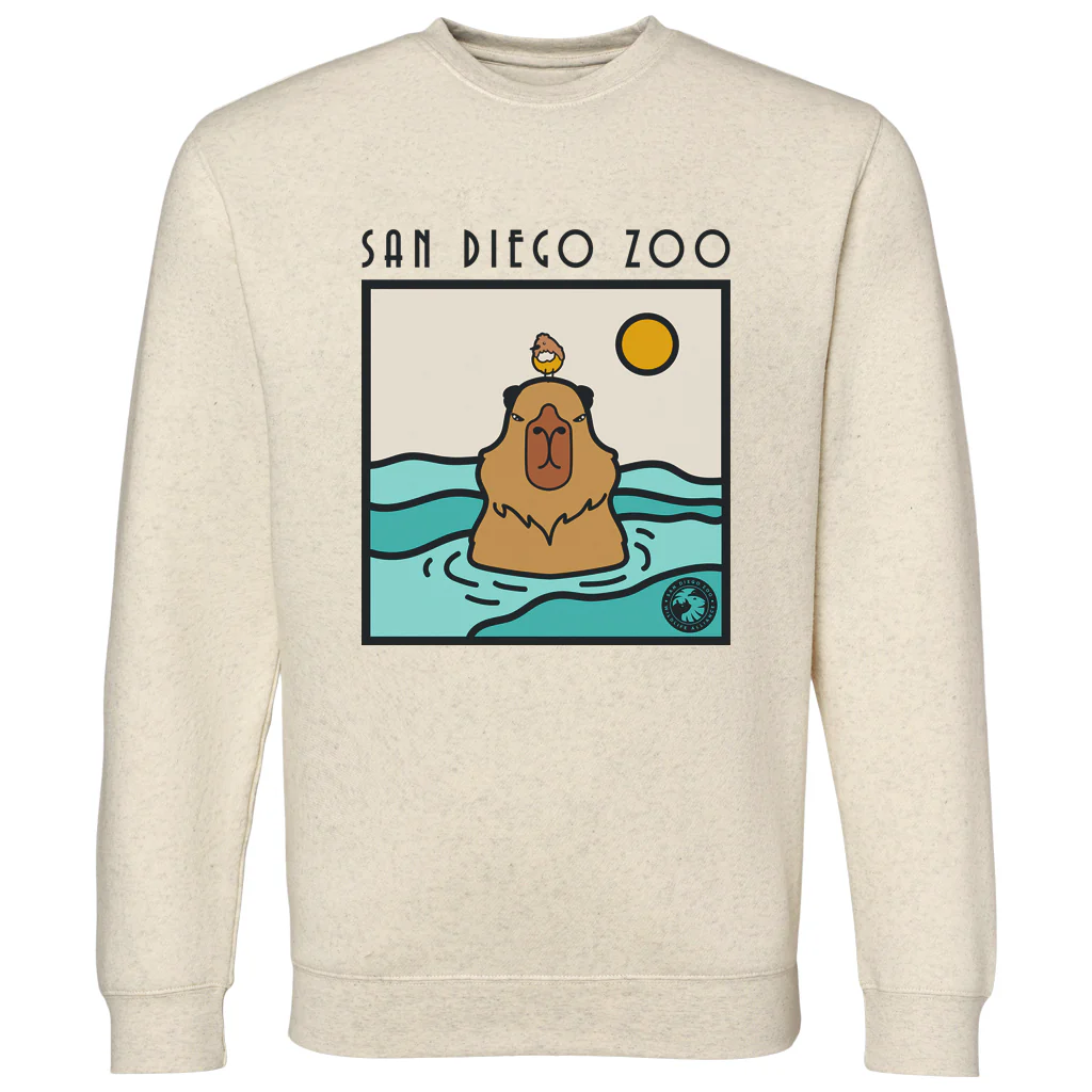 Swimming Capybara Sweatshirt