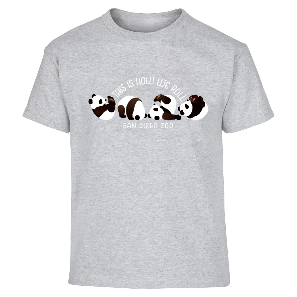 This Is How We Roll Panda Kids Tee