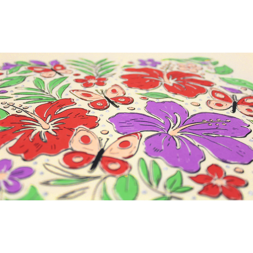 Butterfly Jungle Ladies Tee - Image 3