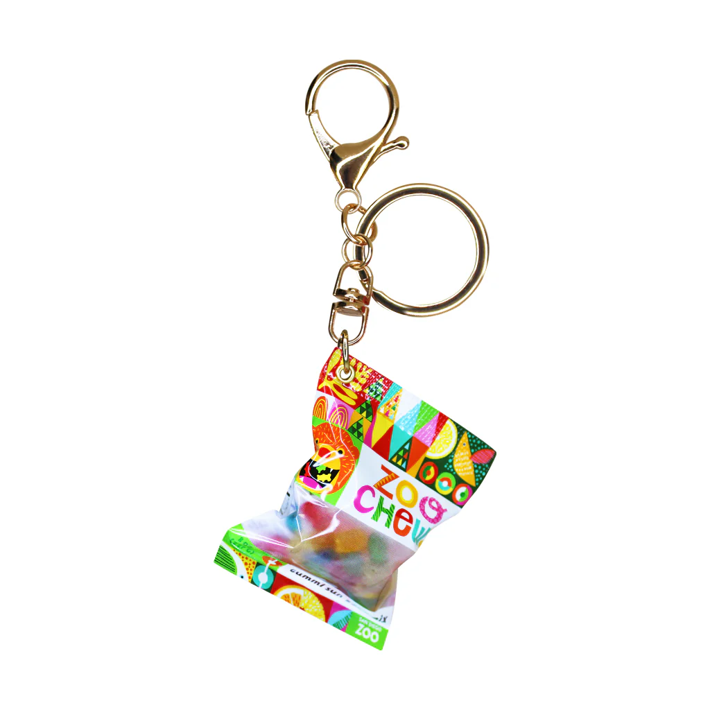 Zoo Chews Candy Bag Keychain